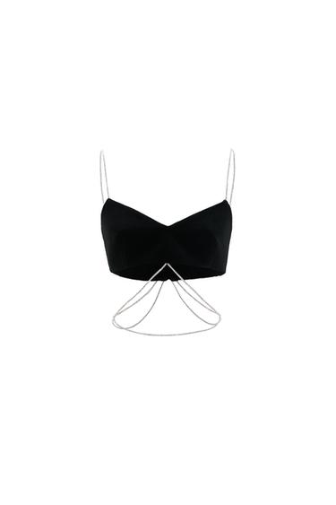 JEWEL CROP TOP