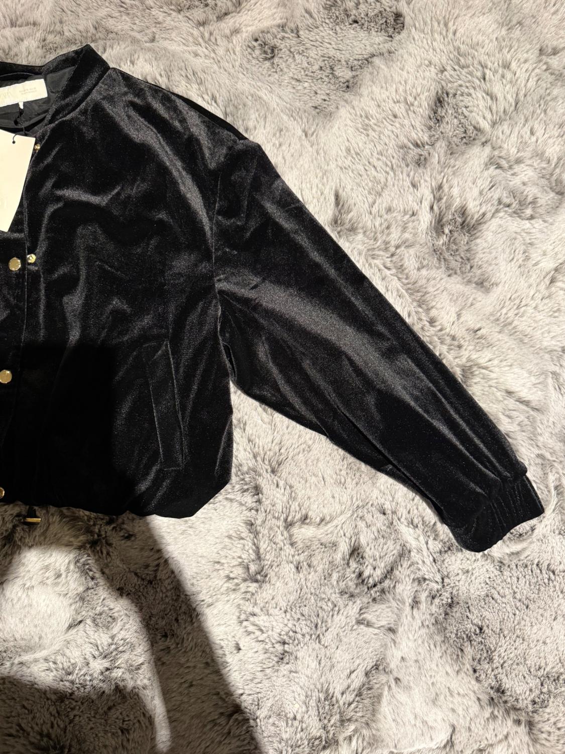 VELVET BOMBER JACKET - Image 6