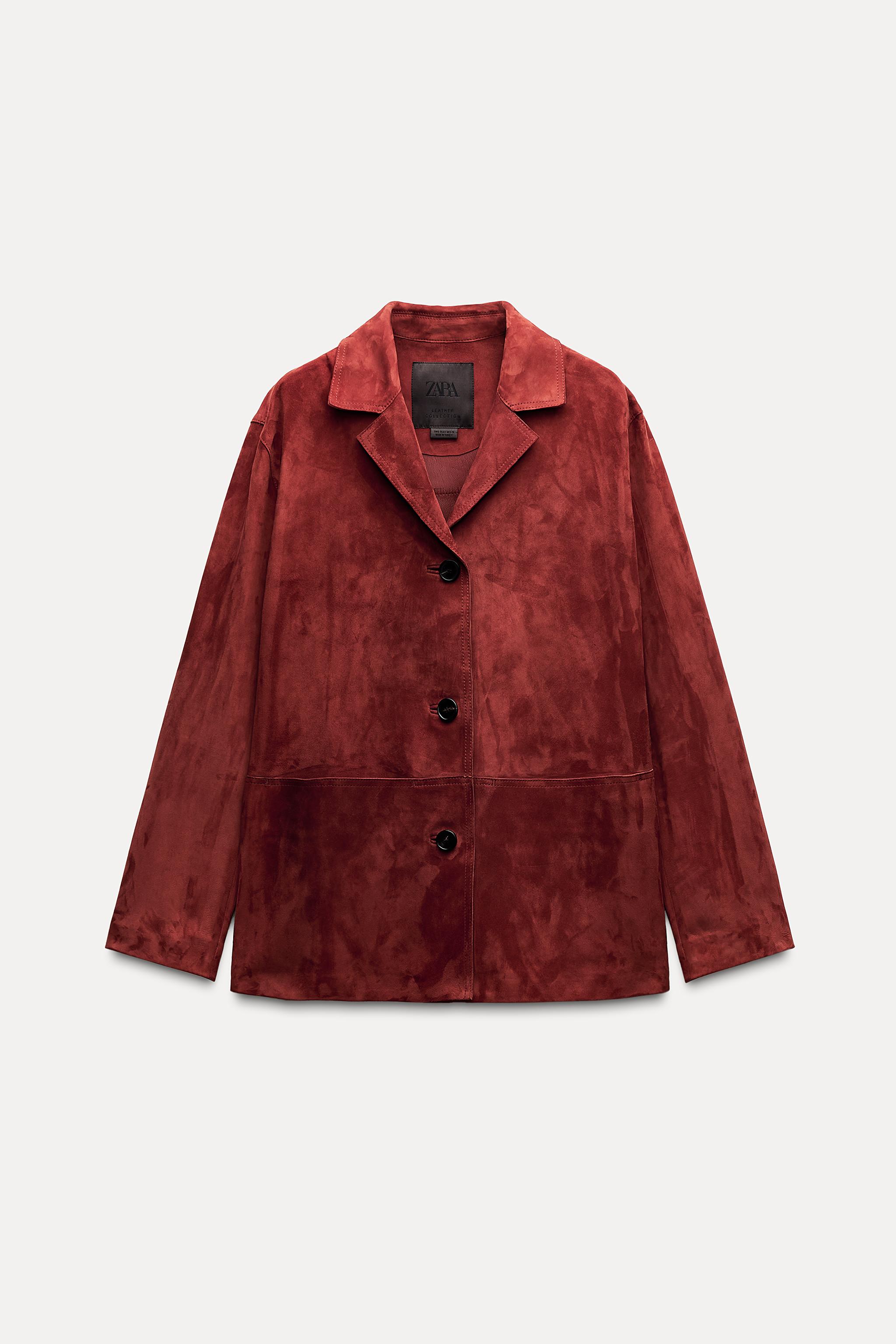 100% SUEDE BLAZER ZW COLLECTION LIMITED EDITION - Dark