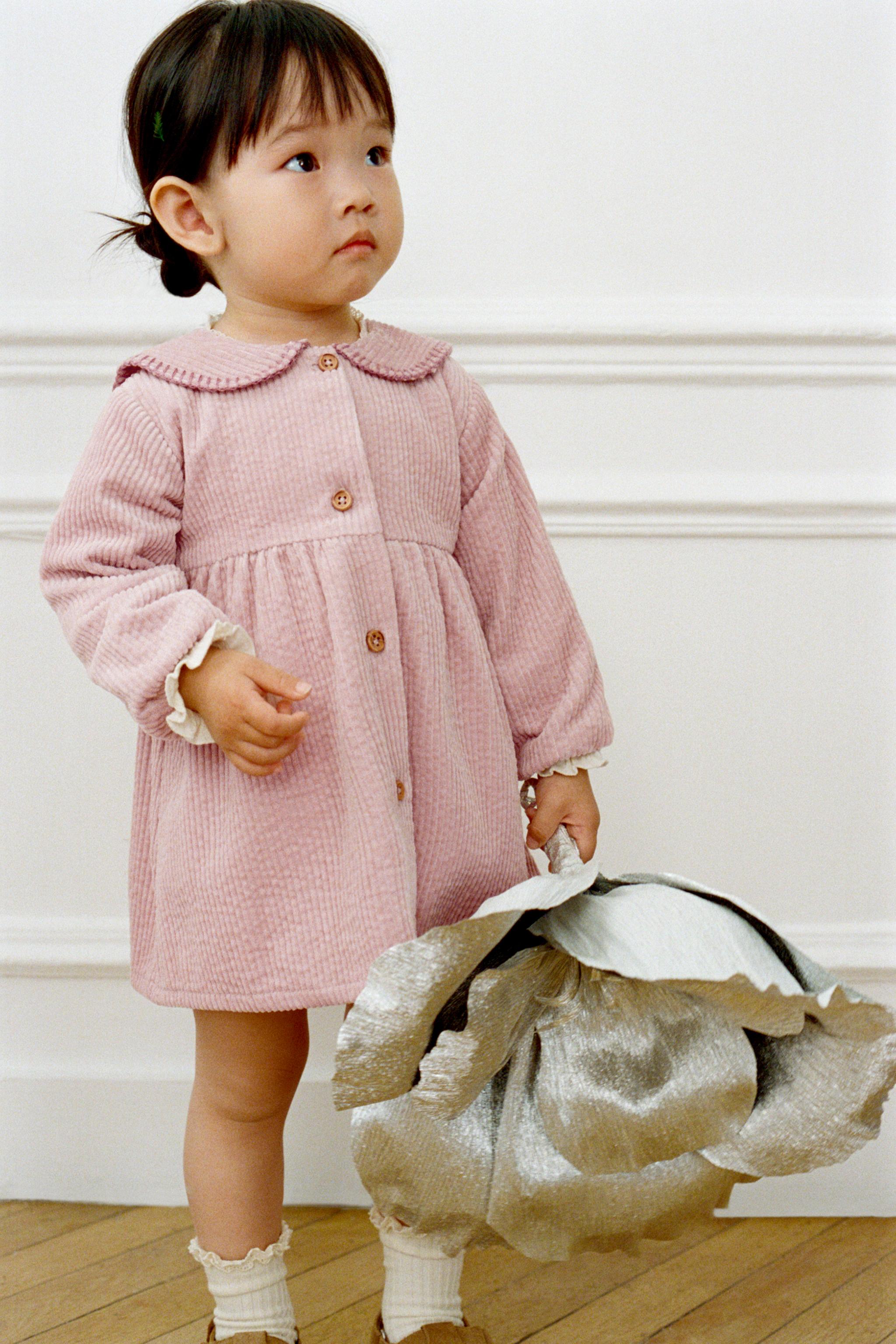 ROBE EN VELOURS CÔTELÉ ÉPAIS