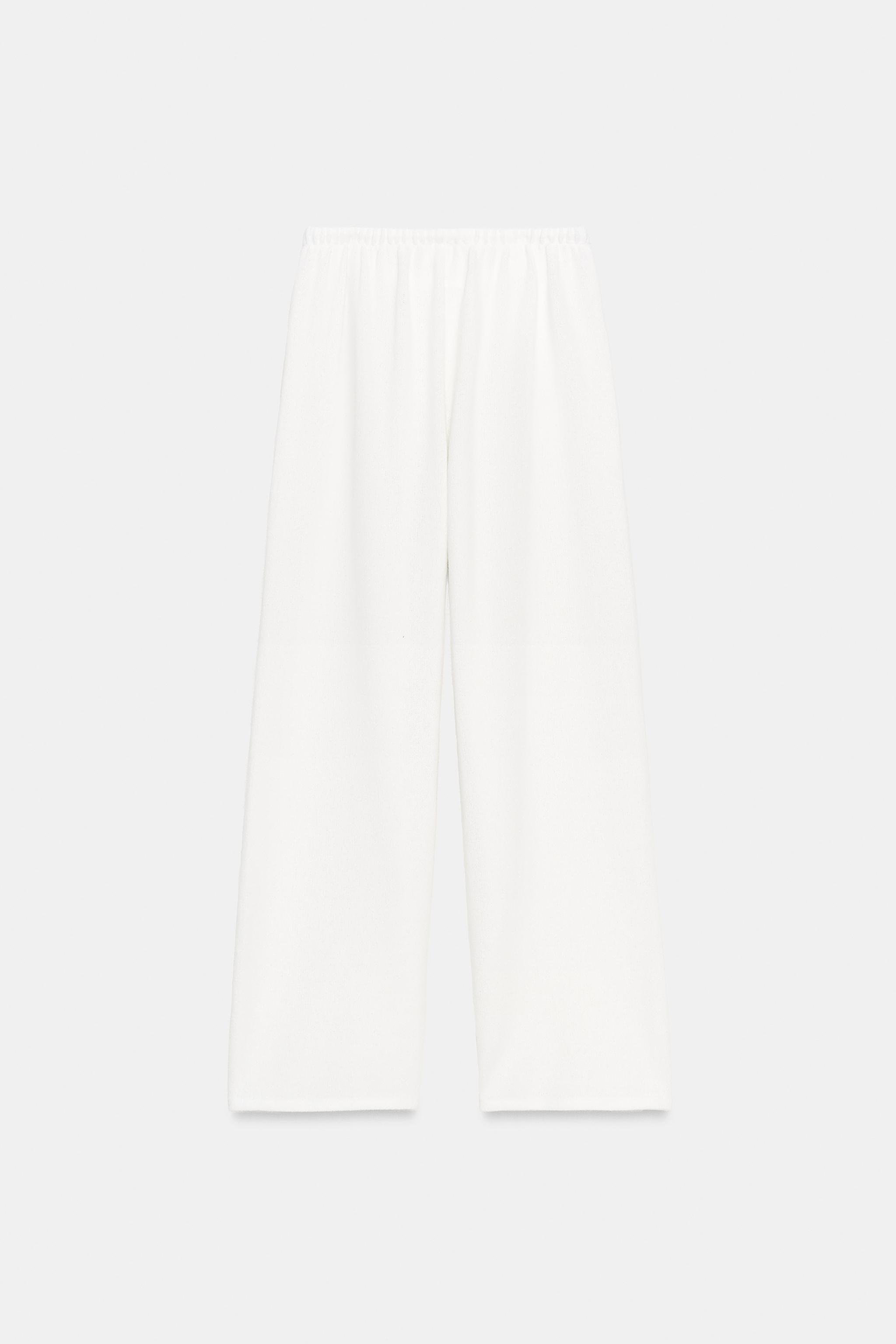 Zara Rustik Geniş Paça Pantolon görsel 7