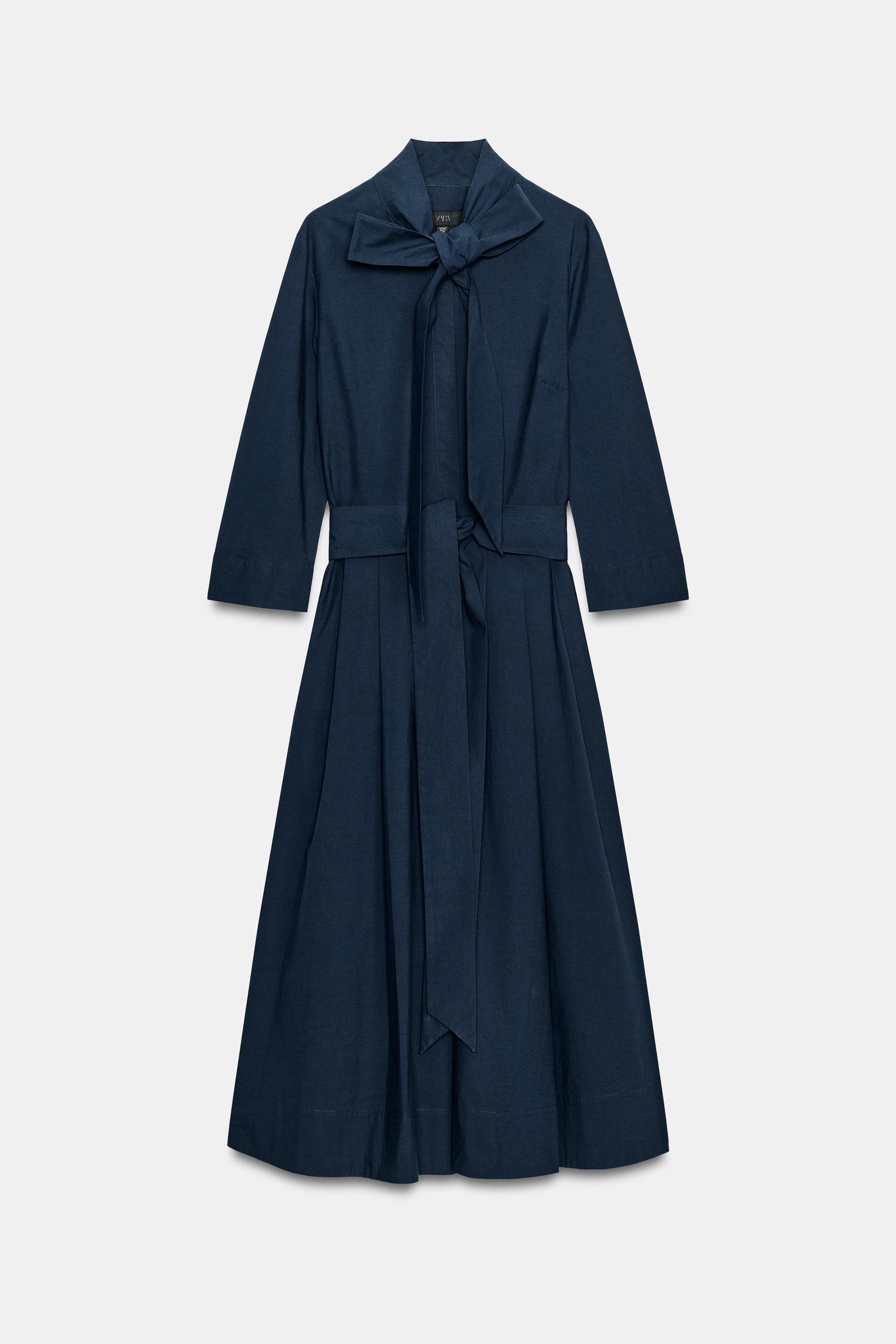 ROBE POPELINE NŒUDS ZW COLLECTION