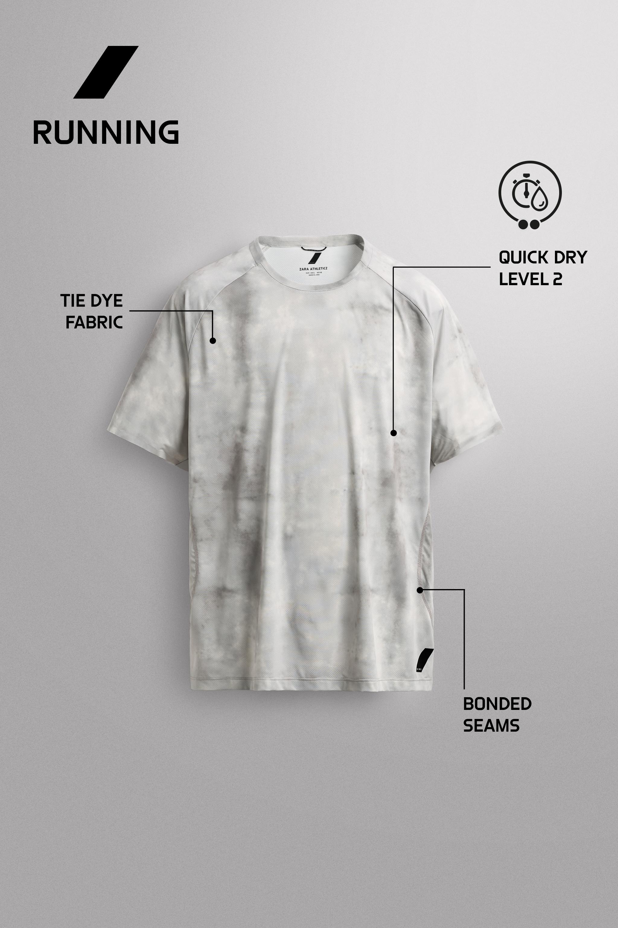 T-SHIRT TECHNIQUE RUNNING IMPRIMÉ