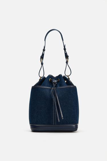 SHOULDER BAG FRANZIDA DENIM - Azul-denim da Zara