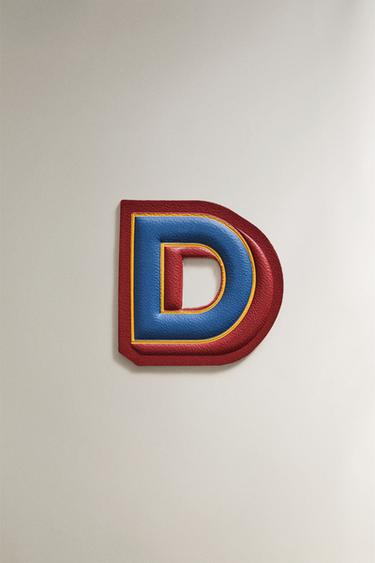 LEREN LETTER D PATCH - Multicolour van Zara - Afbeelding 0