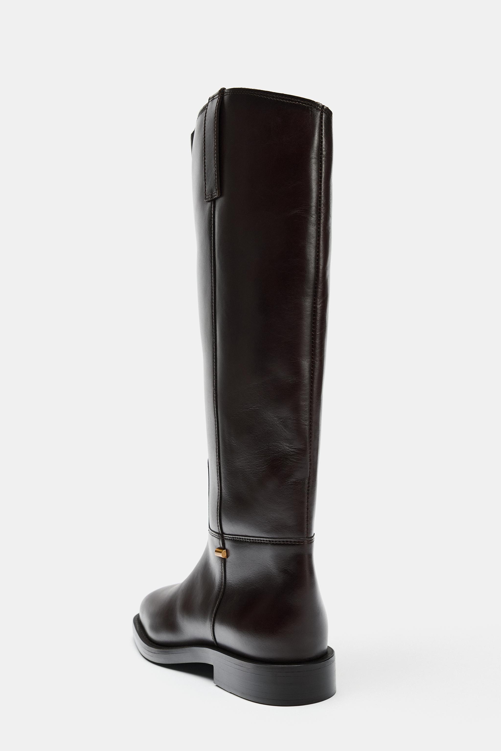 LEATHER RIDING BOOTS