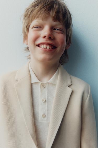 VESTE DE COSTUME CONFORT - Beige de Zara - Image 5
