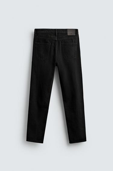 JEANS SLIM TAPERED FIT - Negro de Zara