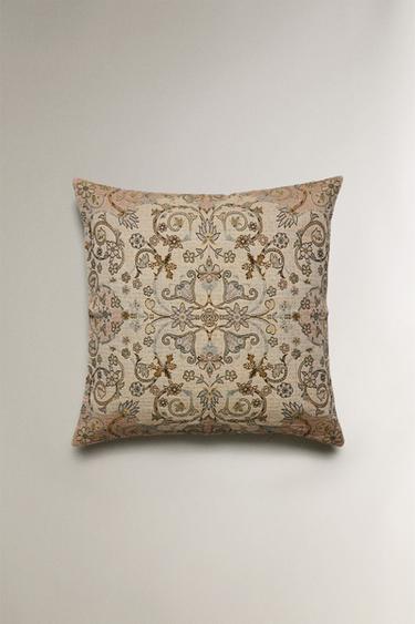 JACQUARD CUSHION COVER - Pink by Zara - Image 0