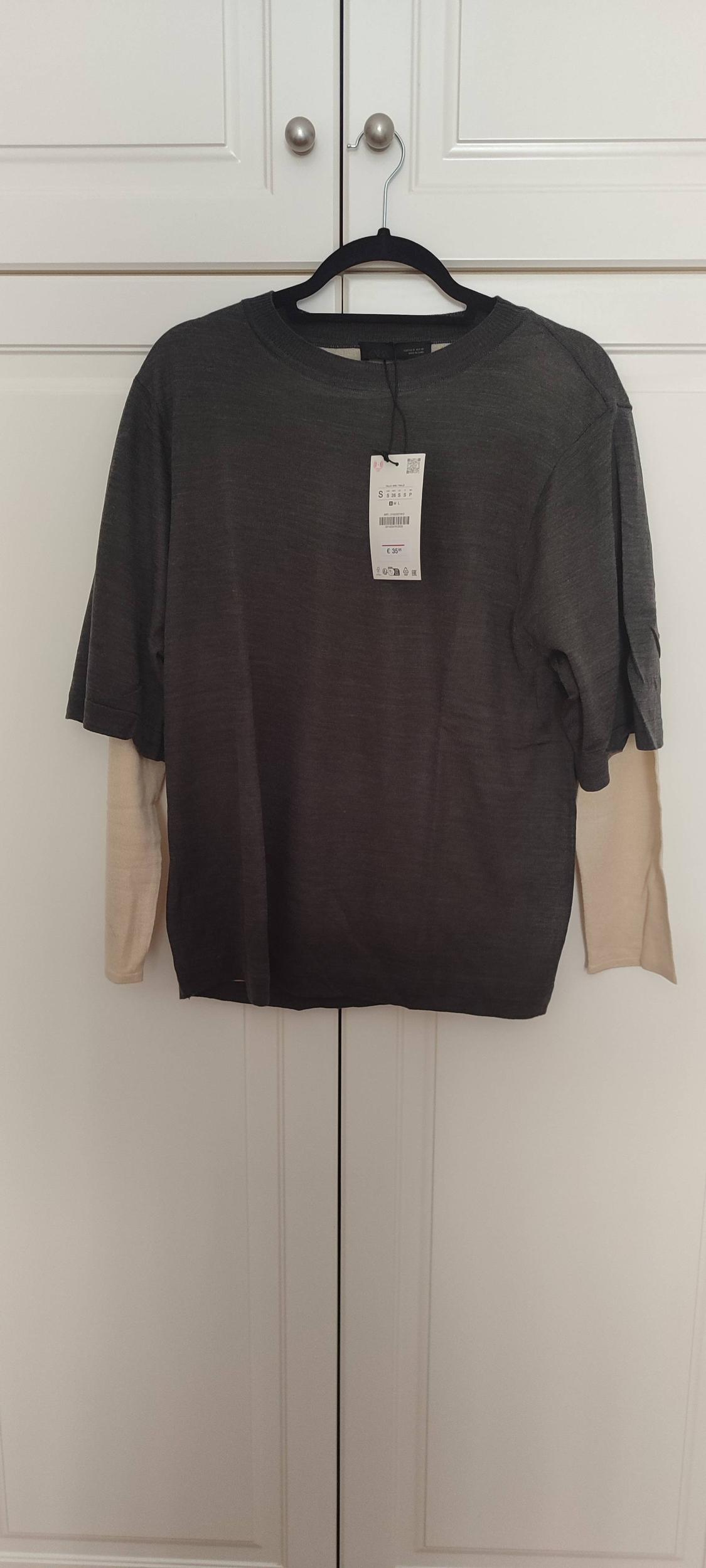 DOUBLE-LAYER KNIT JUMPER - Image 2