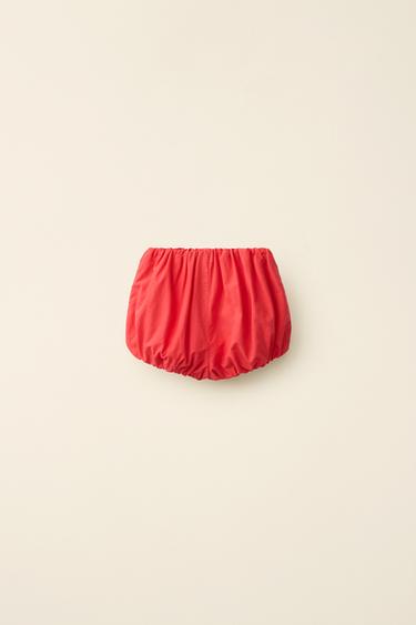 CULOTTE BALLON POPELINE CRÉÉ PAR CARAMEL LONDON X ZARA - Rouge de Zara - Image 1