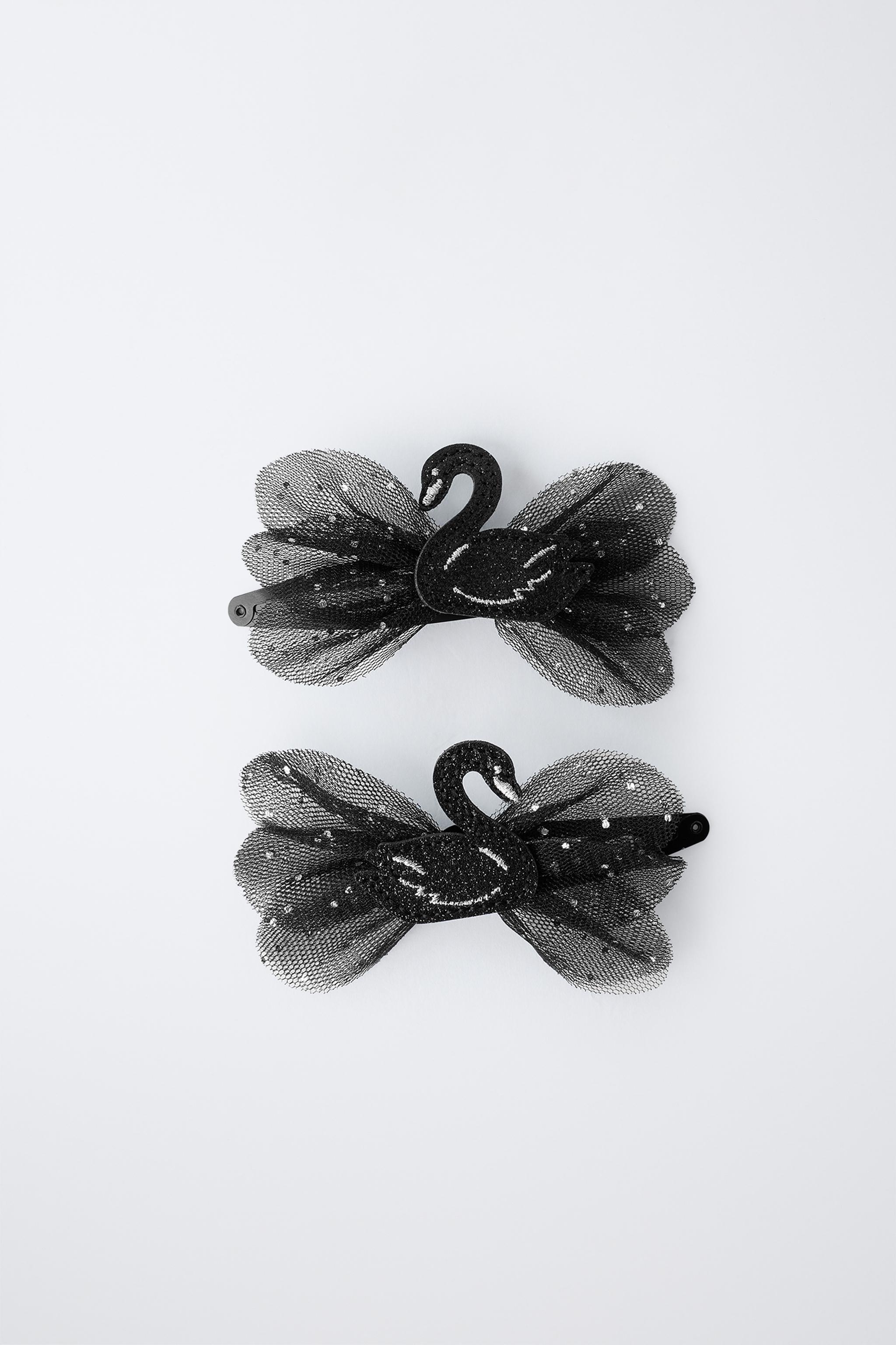 新品　ヘアピン　ブラック スワンヘアピン 2個セット - ブラック | ZARA Japan / 日本