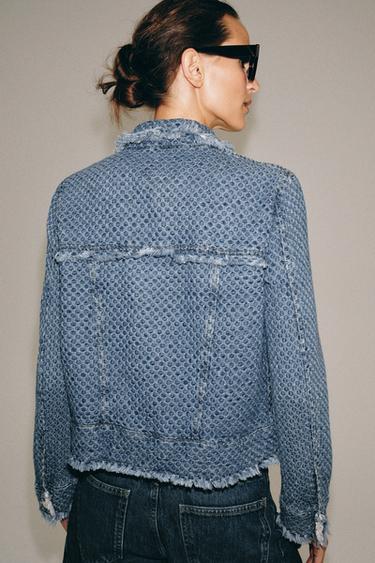 ZW COLLECTION DENIM JACKET — Blue 2
