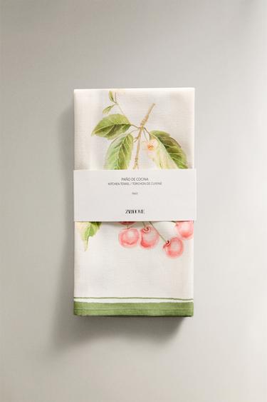 LOT PAÑOS COCINA COTON CÈDRE (LOT DE 2) - Rouge de Zara - Image 4