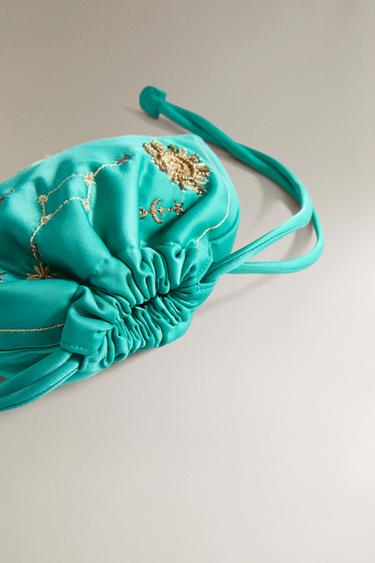 EMBROIDERED SMALL BAG | MARISA BERENSON - Sky Blue by Zara - Image 1