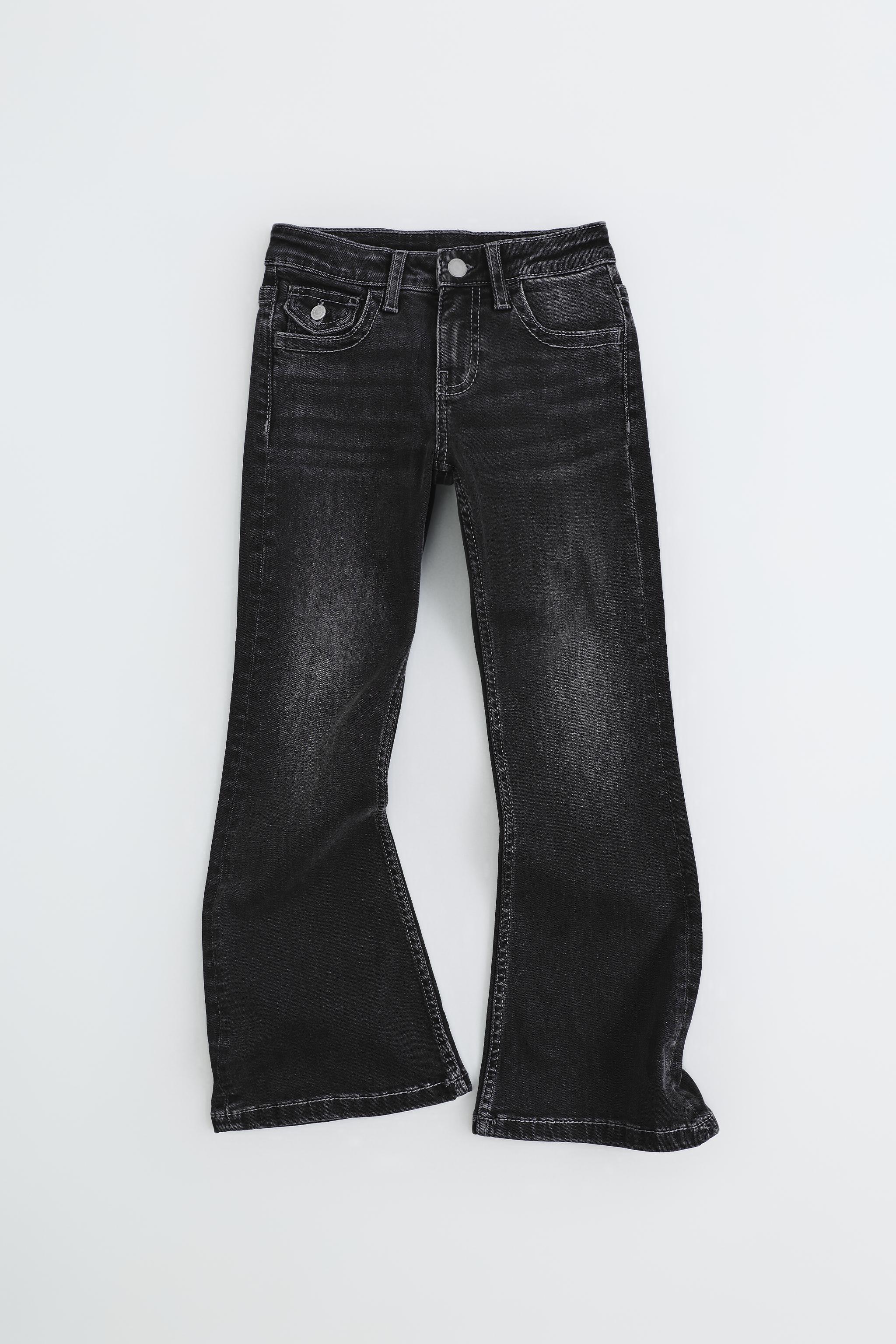 FLARE JEANS — Black