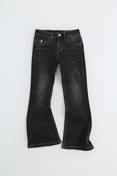 FLARED JEANS - Black by Zara