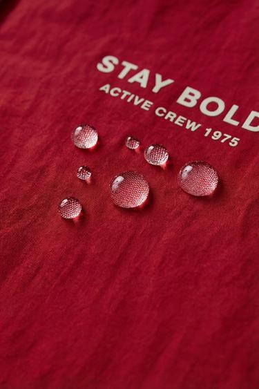 HOODED PUFFER JACKET - Dark red by Zara
