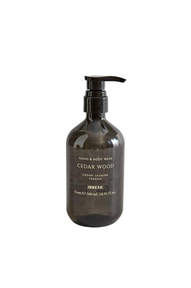 (500 ML) CEDAR WOOD LIQUID HAND SOAP - Sky blue by Zara