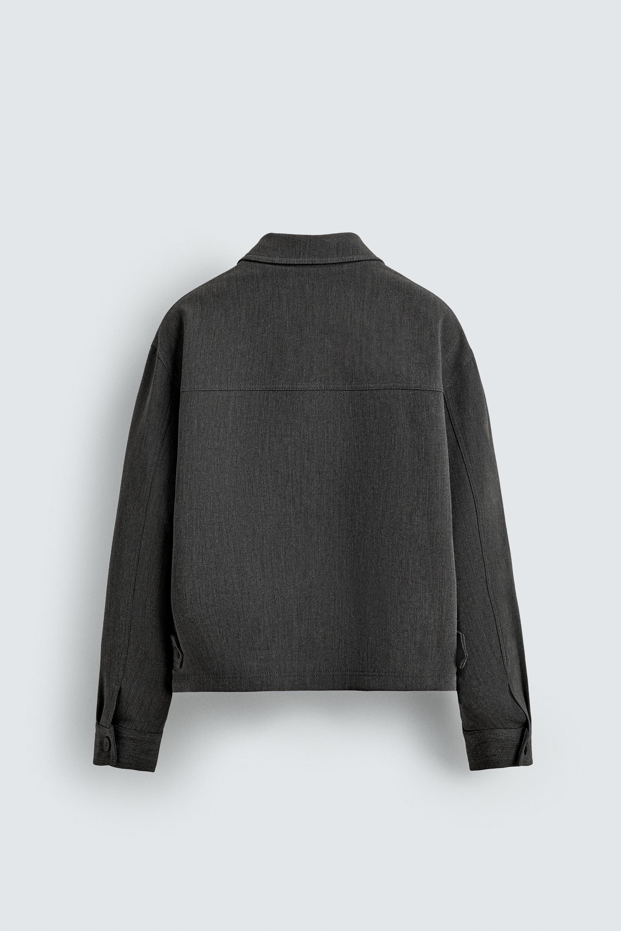 TEXTURED OVERSHIRT