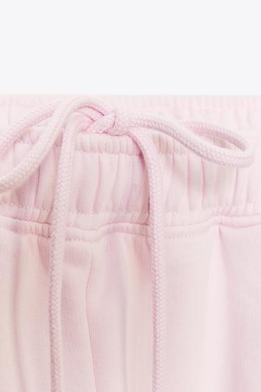 BASIC STRAIGHT PLUSH TROUSERS - Pink de Zara - Image 7