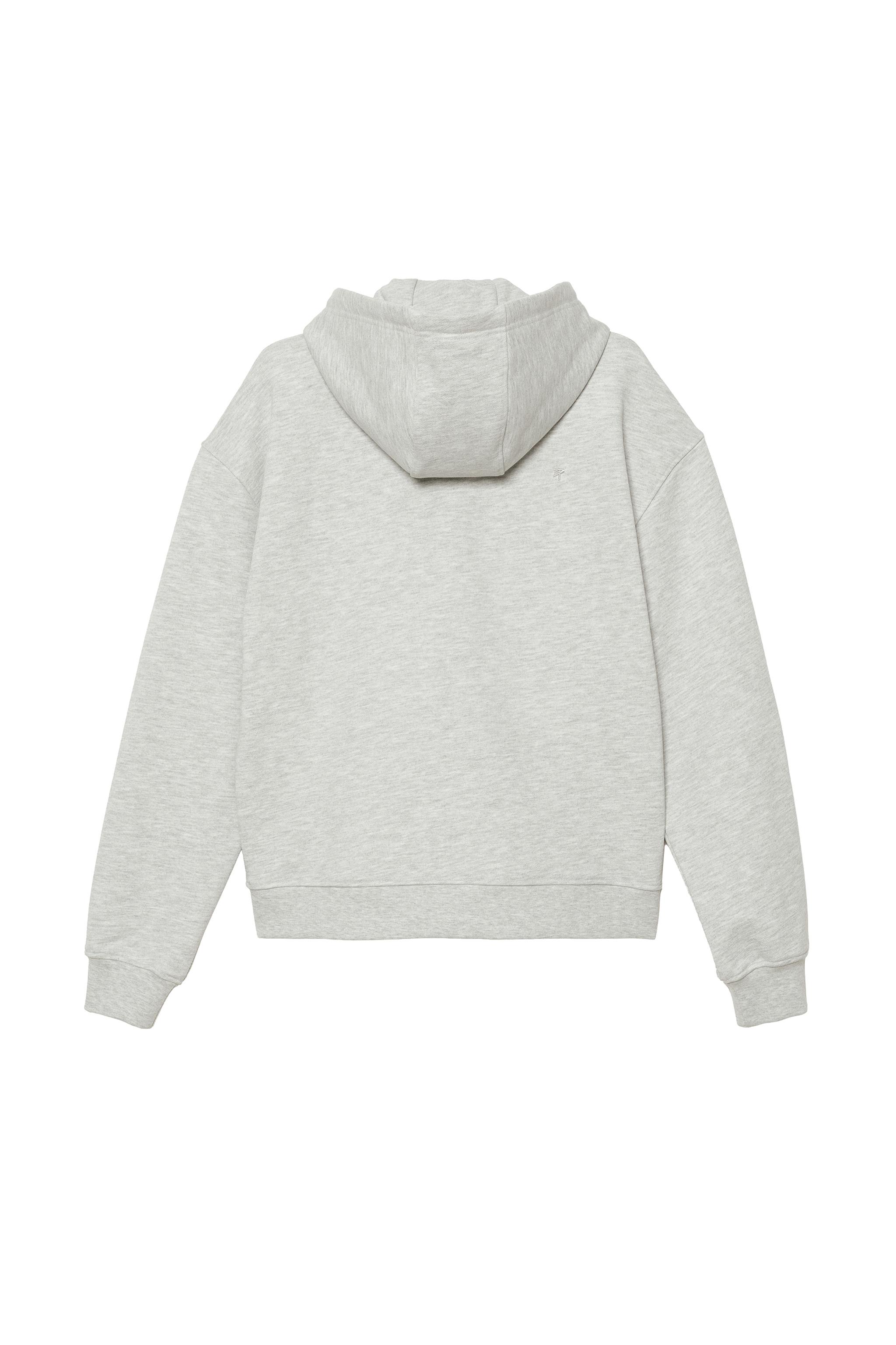 Zara FERMUARLI CROPPED FIT KAPÜŞONLU SWEATSHIRT görsel 5
