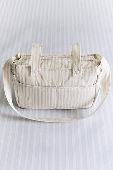STRIPED MATERNITY PUSHCHAIR BAG - striped by Zara
