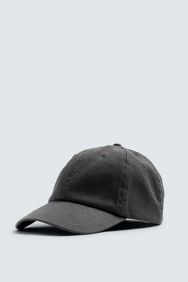 Zara WASHED CAP - Gray