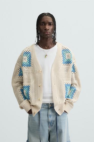 CÁRDIGAN CROCHET - Celeste de Zara