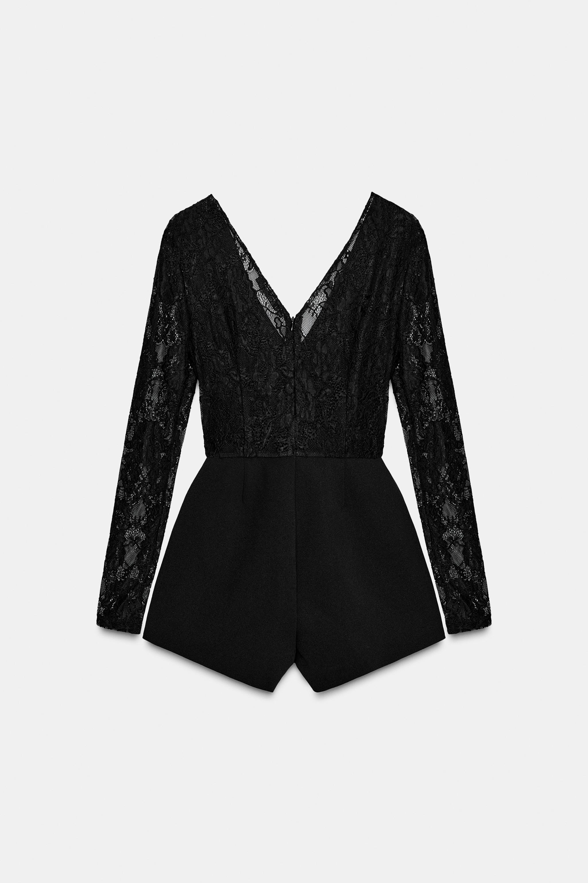 LACE COMBINATION JUMPSUIT