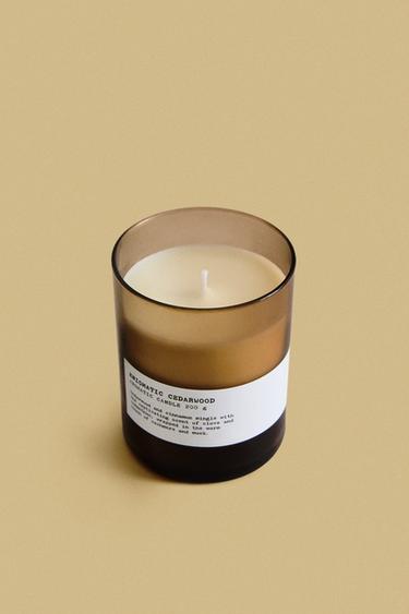 (200 G) ŚWIECA ZAPACHOWA ENIGMATIC CEDARWOOD - Brązowy Zara