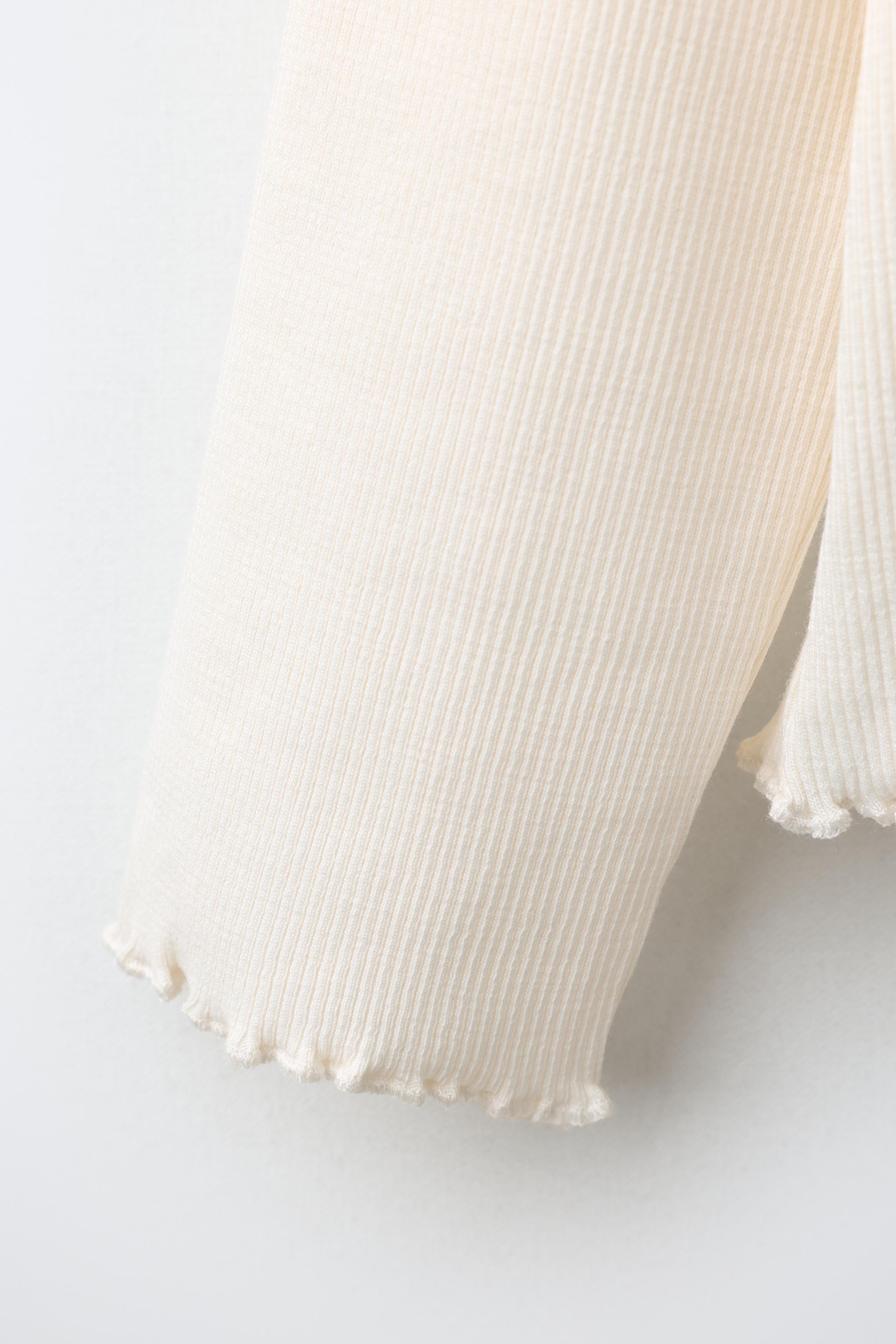 EMBROIDERED RIBBED T-SHIRT