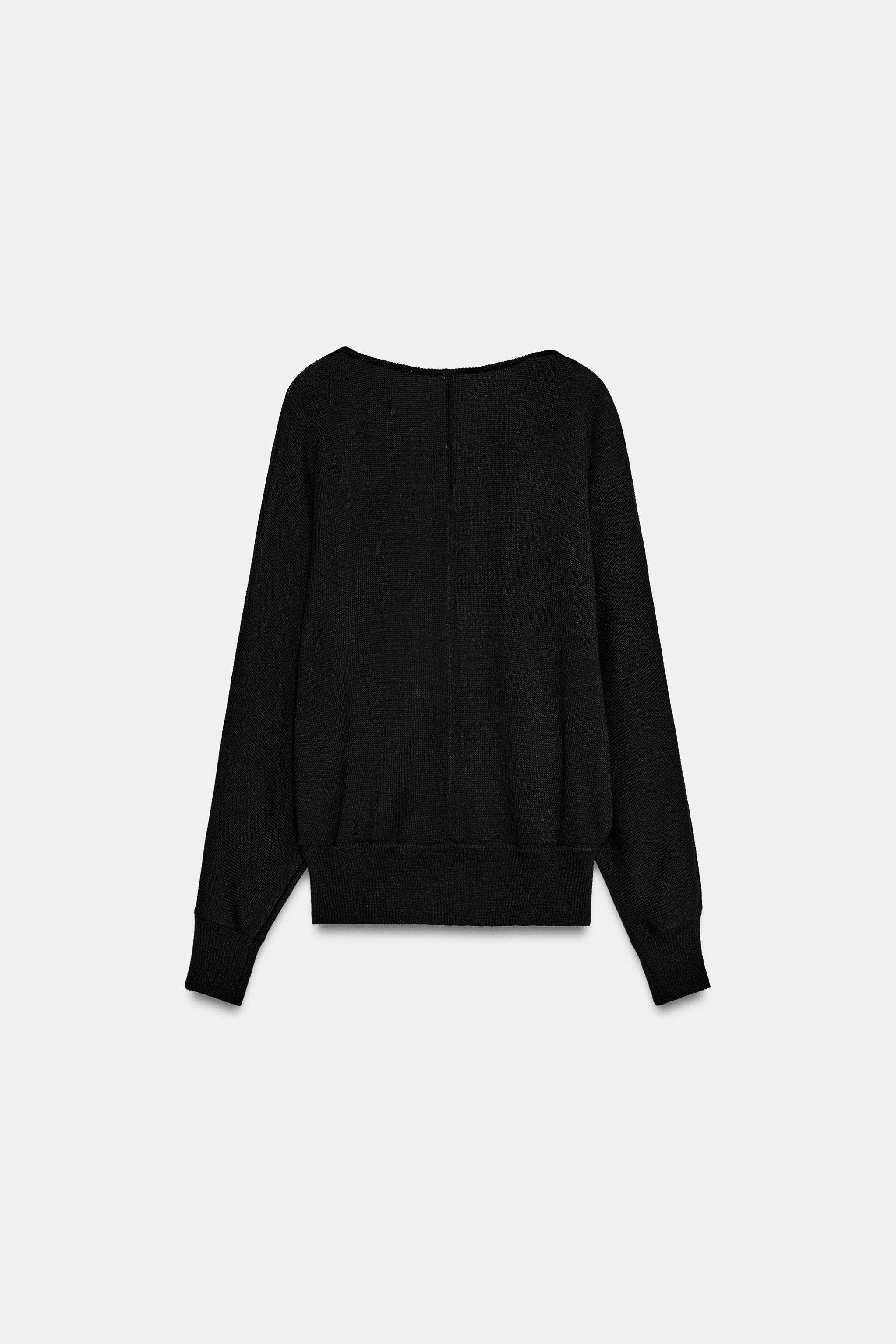 Zara V Yaka Triko Kazak görsel 6