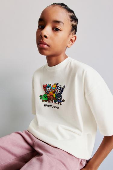 Zara BRAWL STARS © SUPERCELL OY SHIRT - Oyster-white
