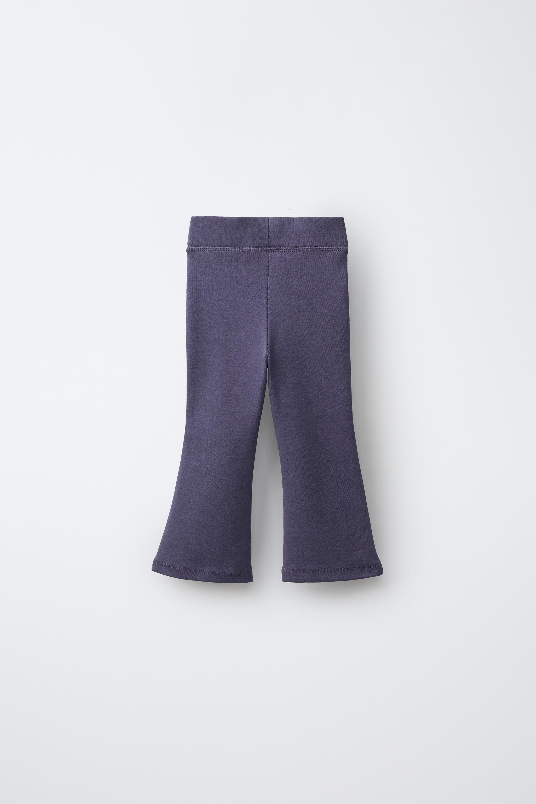 SPORTY FLARE LEGGINGS — Blue / Steel