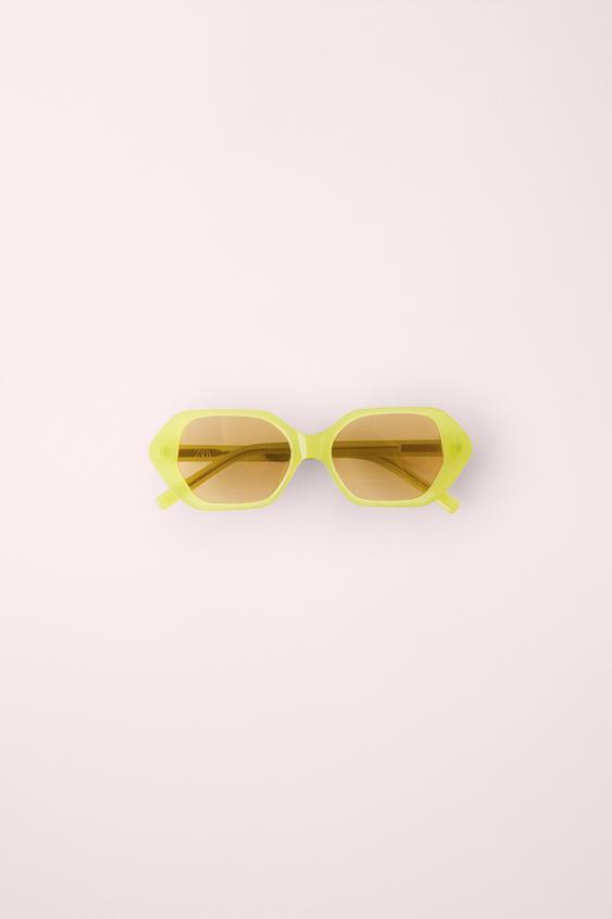 樹脂サングラス CREATED BY CARAMEL LONDON X zaraライトグリーン0Zaraの樹脂サングラス CREATED BY CARAMEL LONDON X zara - ライトグリーン - 画像 0