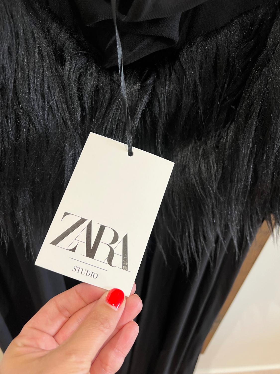 LIMITED EDITION FAUX FUR SASH DRESS - Image 5