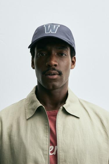 Zara TECHNICAL PATCH CAP - Blue / Gray - Image 0