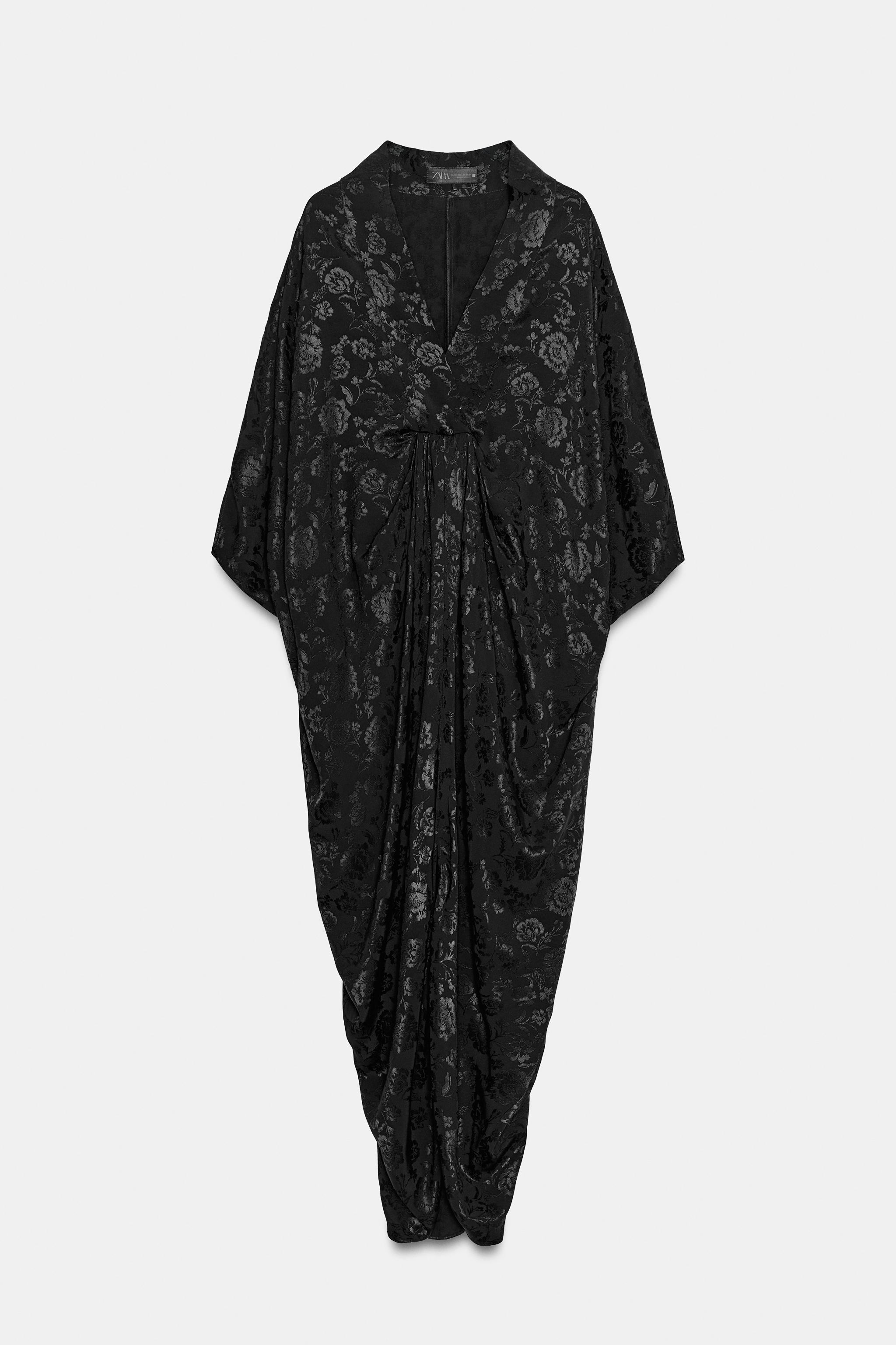 ROBE LONGUE JACQUARD FLORAL