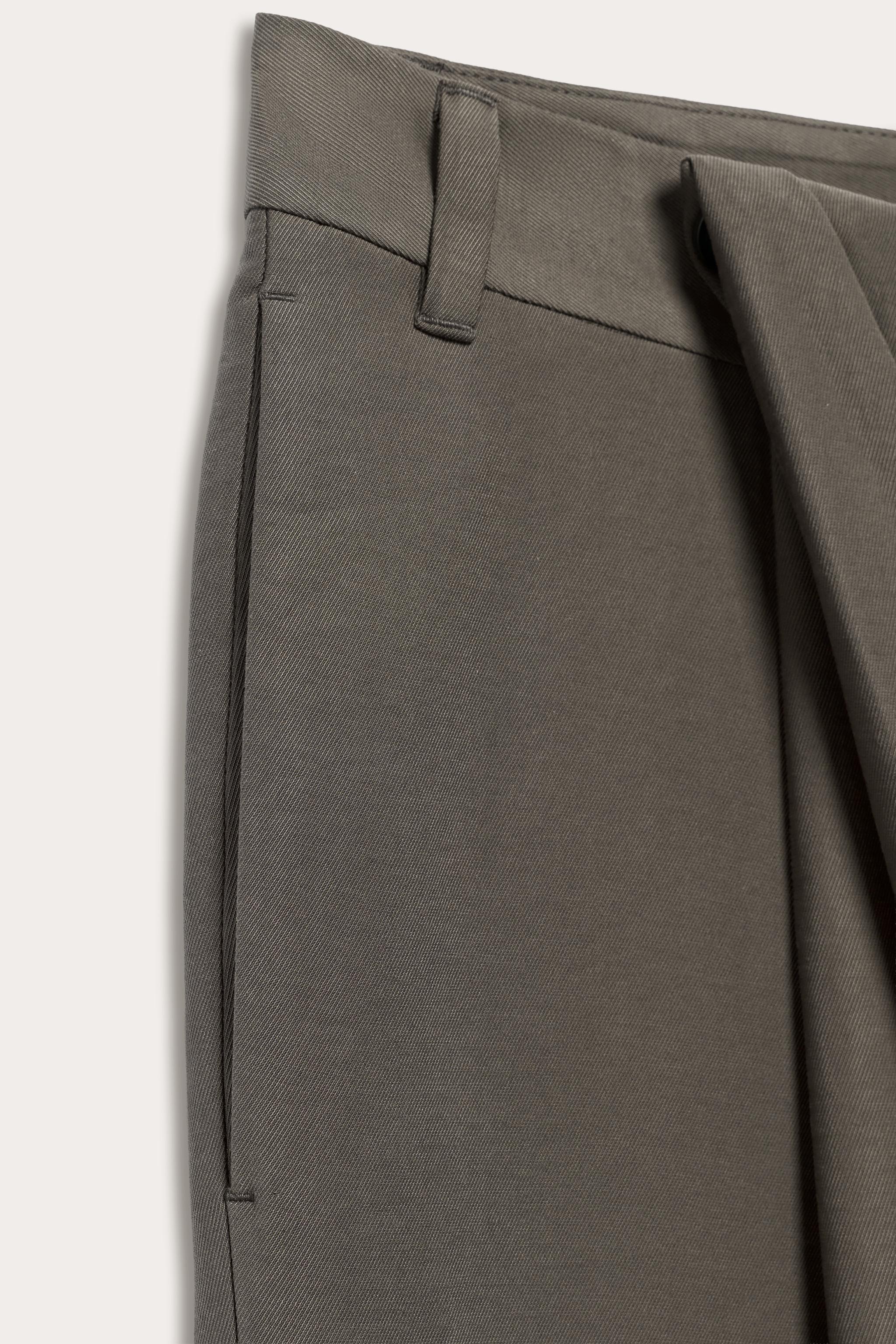 Мужские брюки Zara LIMITED EDITION FLOWY DRAPED PANTS — фото 7