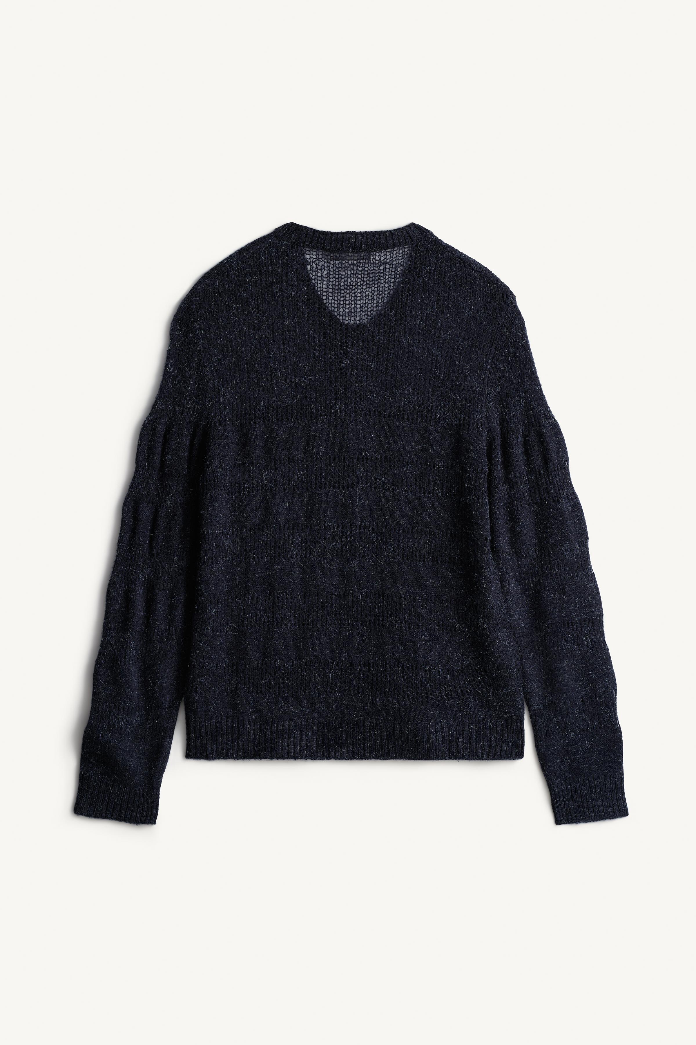 CARDIGAN COUPE COURTE AJOURÉ