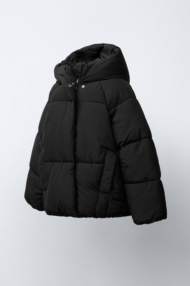 DOUDOUNE À CAPUCHE - Noir de Zara - Image 1