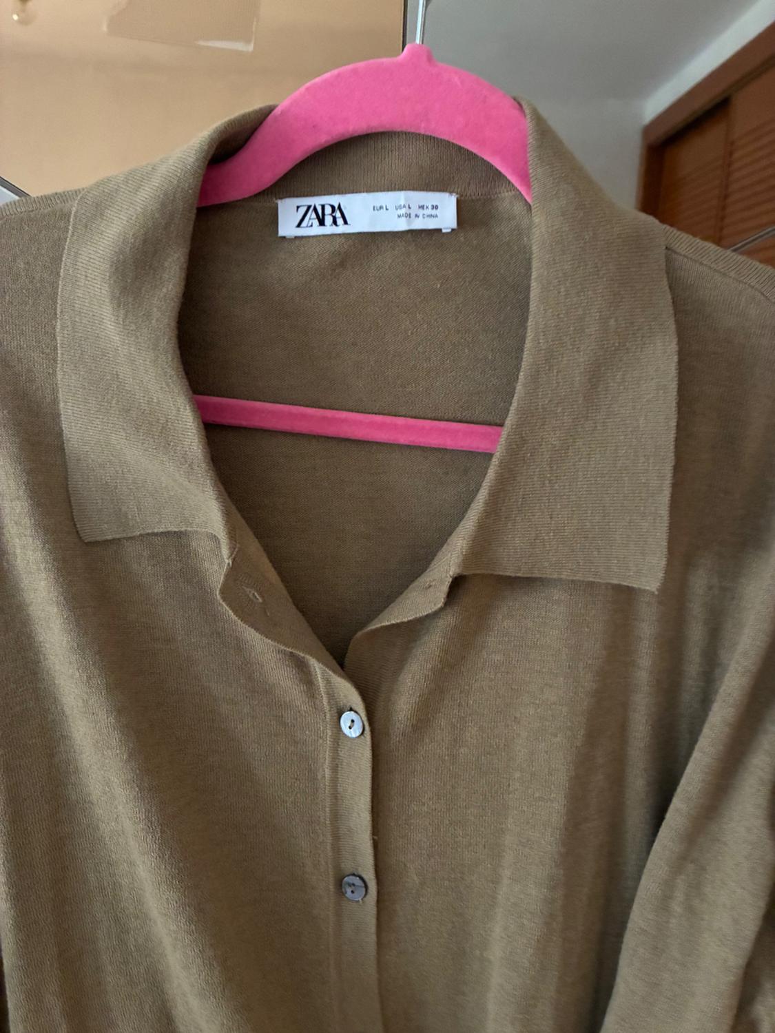 KNIT CARDIGAN WITH SIDE BUTTONS - Image 2