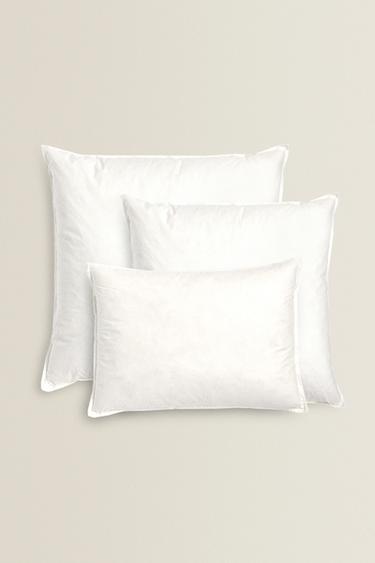 COUSSIN DE GARNISSAGE PLUMES HOUSSE COTON - Blanc de Zara