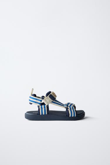STRAPPY SANDALS - Blue by Zara