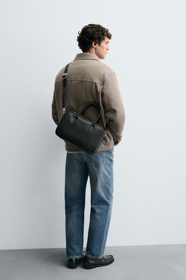 BOLSA DE MÃO LISA - Preto da Zara - Imagem 0