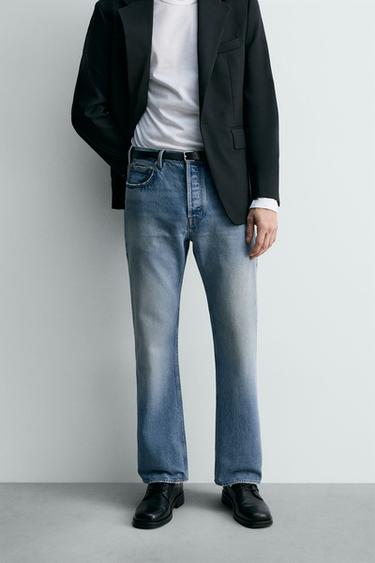 LIMITED EDITION BOOTCUT JEANS - Light blue by Zara