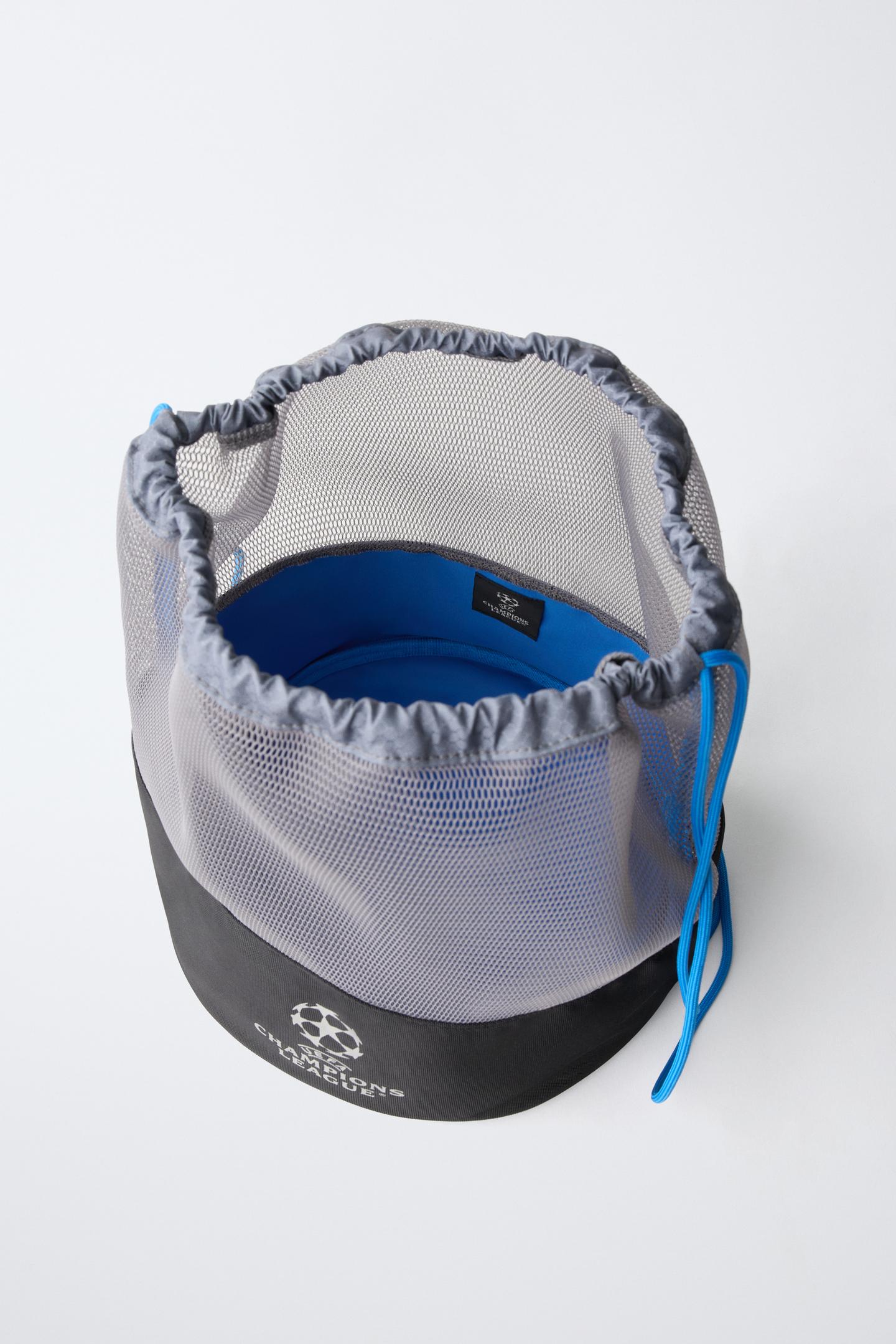 Детская сумка Zara UEFA Champions League® Drawstring, цвет: Серый — фото 4