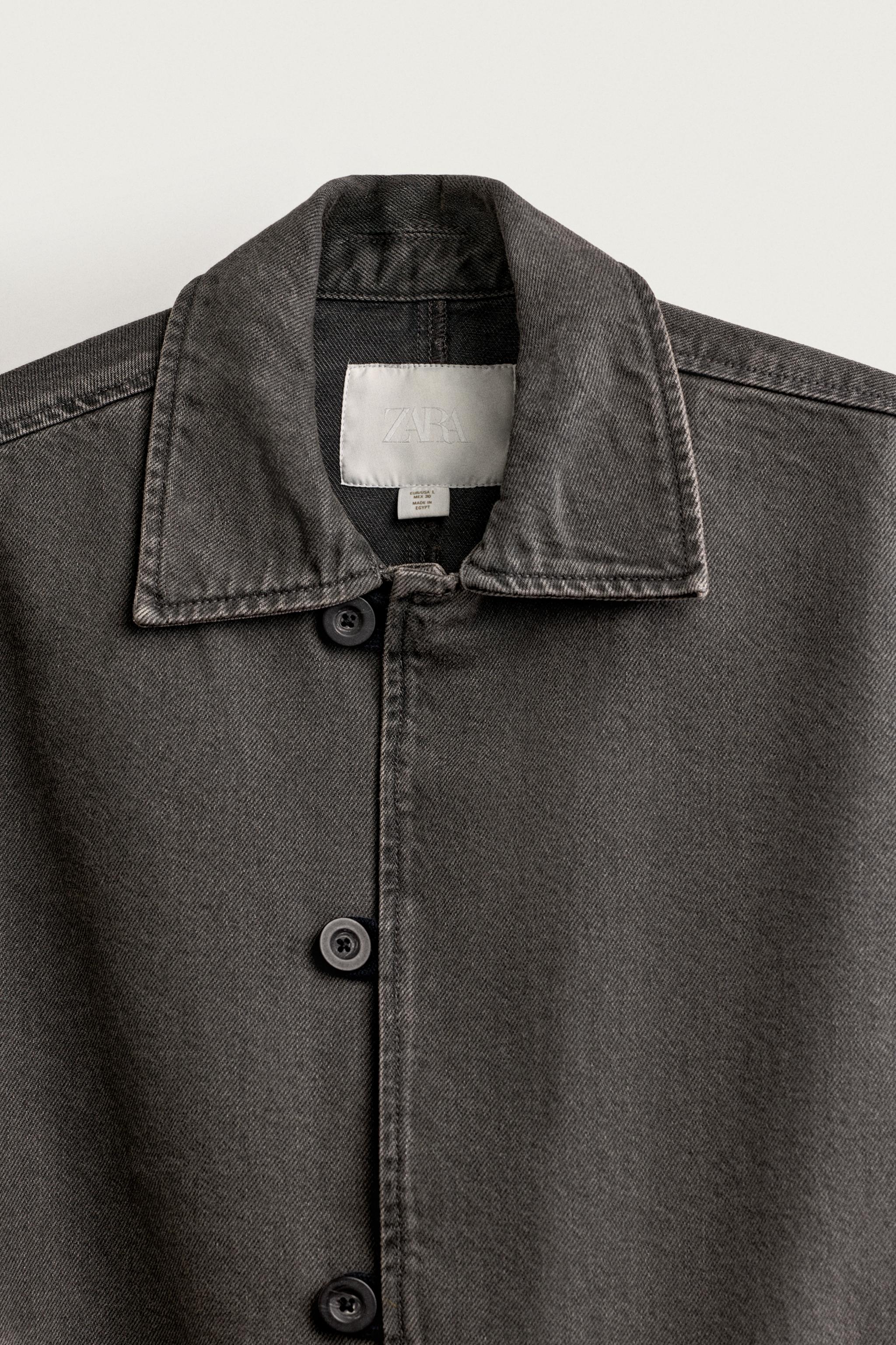 BLOUSON DÉLAVÉ CROPPED FIT