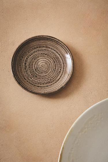 RAISED-DESIGN SIDE PLATE - Grey by Zara - Image 5